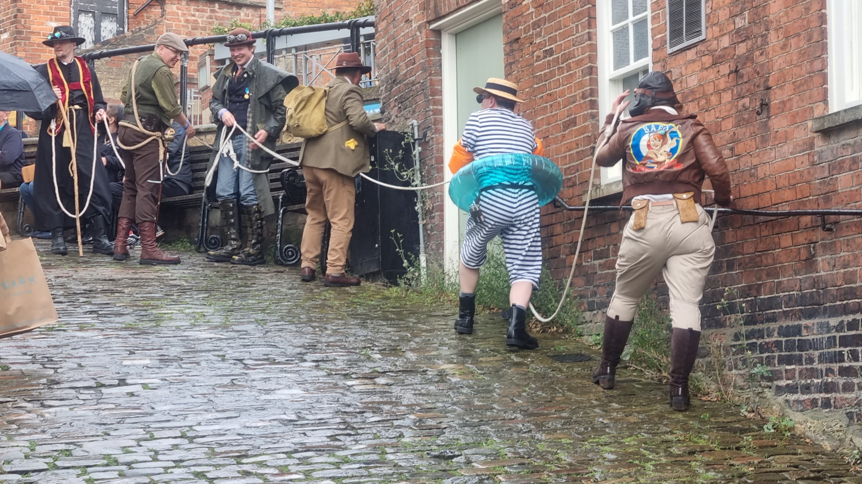 Steampunk mountaineers